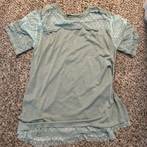 Cute unique tee shirt purchased from local boutique